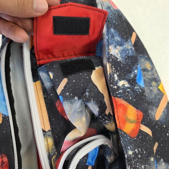 Kavu Rope Sling Bag Backpack Stars Moon Galaxy Space Pop Frozen Popsicles NWOT - Picture 10 of 10